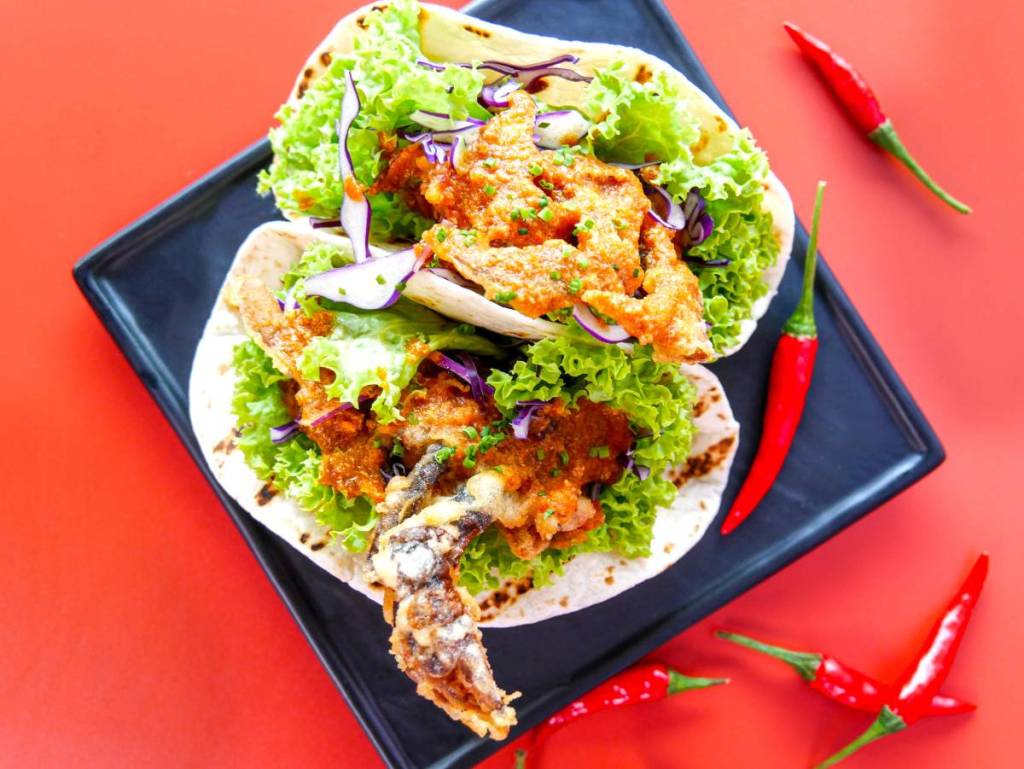 Chilli Krab Tacos